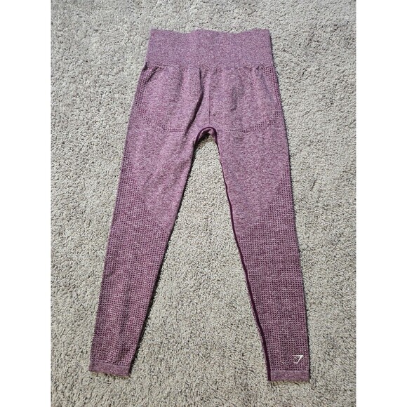 Gymshark Vital Seamless Leggings Purple Size small Athletic Pants - Picture 2 of 5